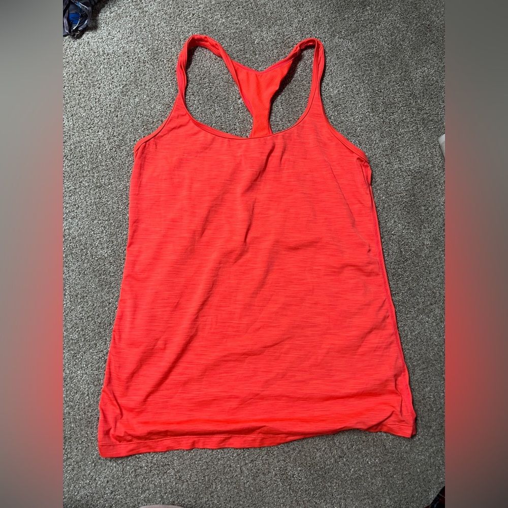 New Balance Women’s Racer Back Orange Tank